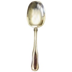 Georg Jensen Old Danish Sterling Silver Serving Spoon No 115
