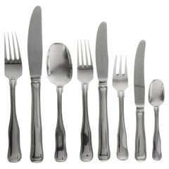 Set de couverts en argent danois Georg Jensen pour 12 personnes, 1947