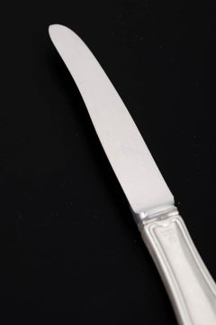 Georg Jensen. Reisemesser „Old Danish“ aus Edelstahl und Sterlingsilber.