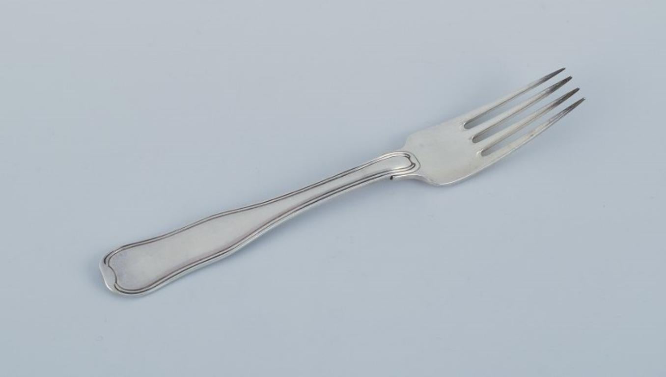 Georg Jensen Old Danish, two dinner forks in sterling silver.
Stamped with post-1944 hallmark.
In excellent condition.
Size: 19.6 cm.
