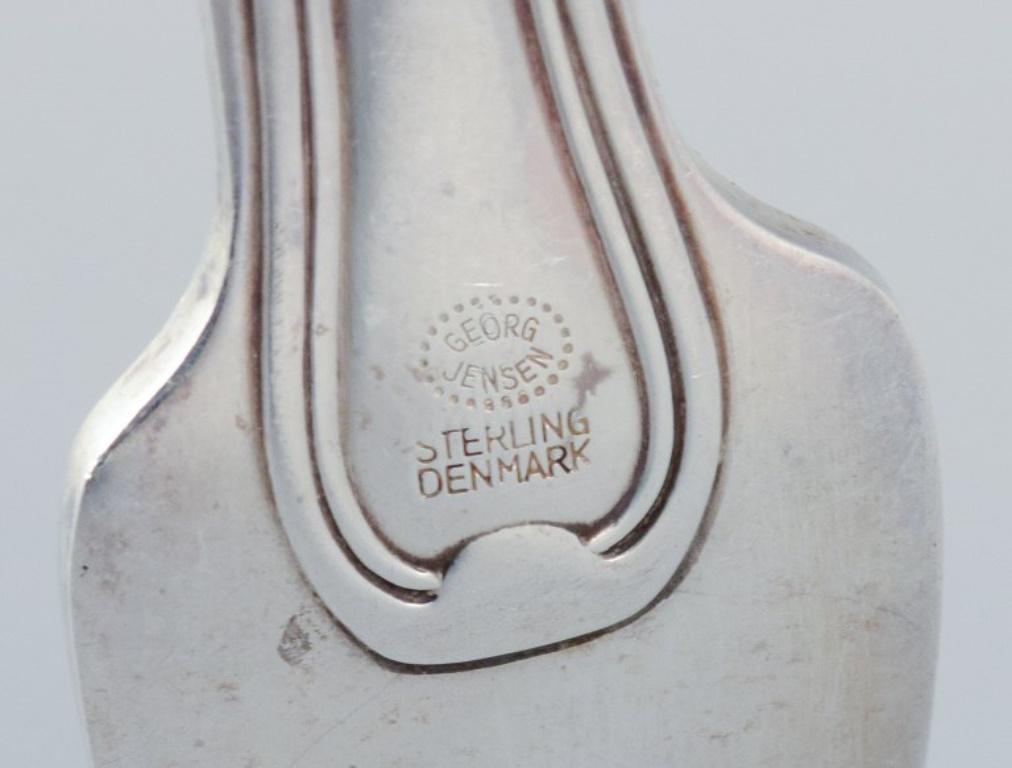 20th Century Georg Jensen Old Danish, two dinner forks in sterling silver.  For Sale