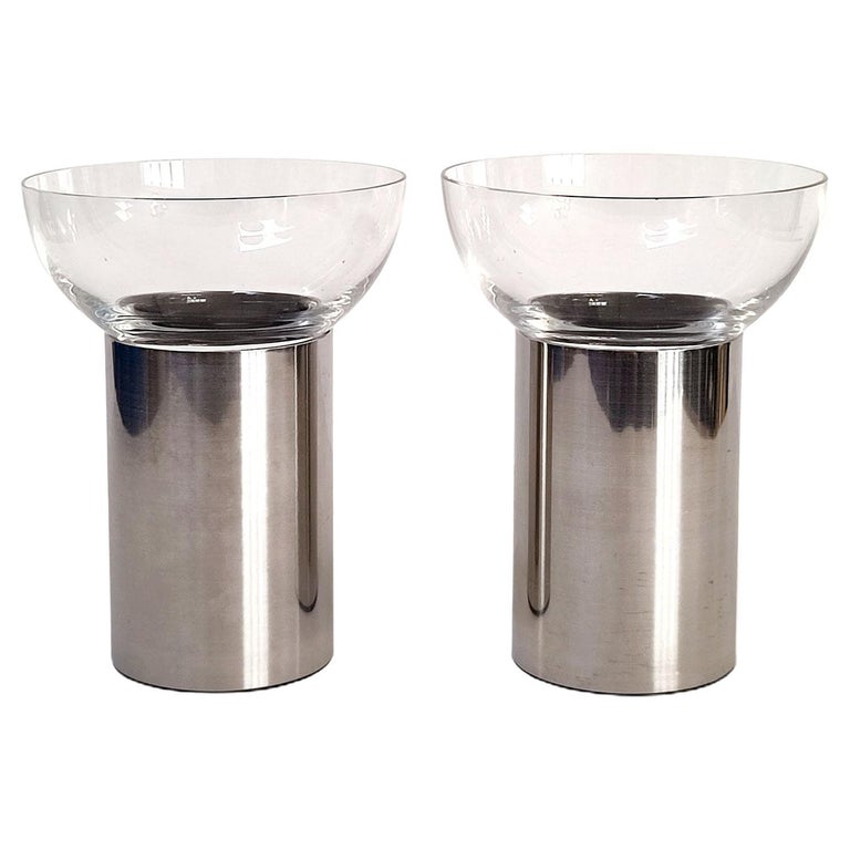 Jensen Pair of Candle Holders, Tea light, Votive, Scandinavian Design at 1stDibs