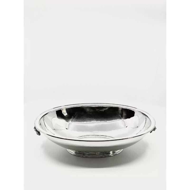 20th Century Georg Jensen Pair of Large Sterling Silver Lidded Tureens 408A For Sale