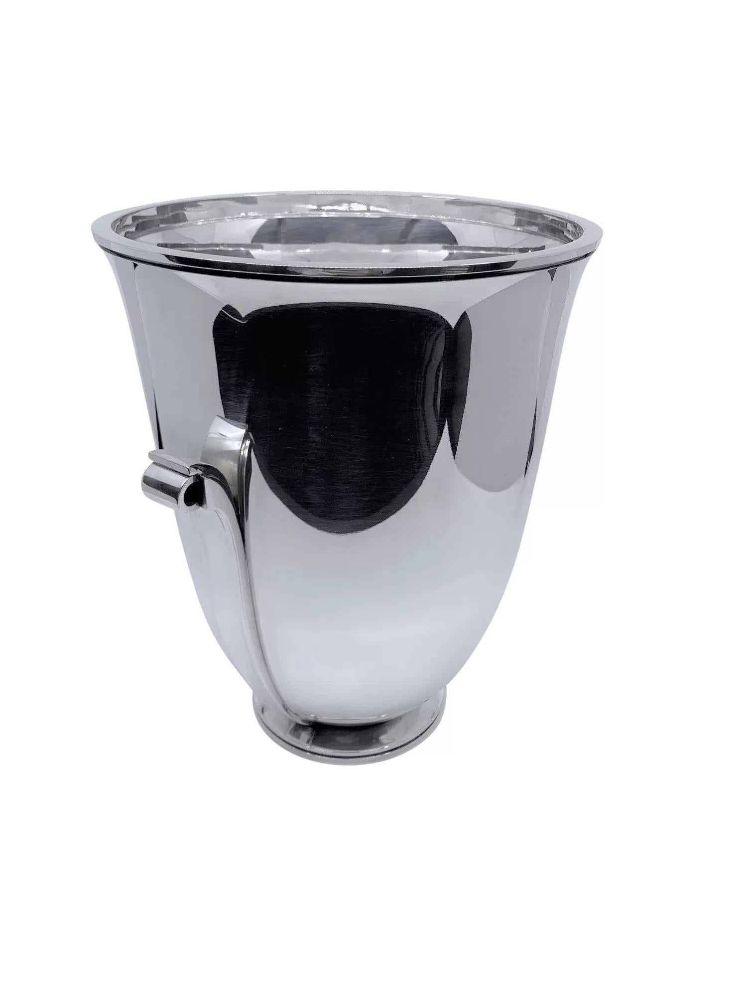 Georg Jensen Pareja de enfriadores de vino Art Déco de plata de ley 725B Danés en venta