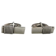 Georg Jensen paire de boutons de manchette en argent sterling #80