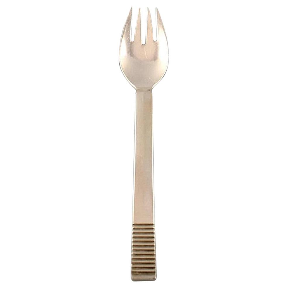 Georg Jensen Tenedor de Pescado Paralelo de Plata de Ley. 10 Tenedores disponibles.