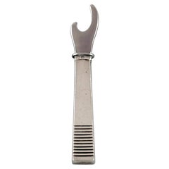 Georg Jensen Parallel / Relief, Bottle Opener in Sterling Silver, Dated 1933-44