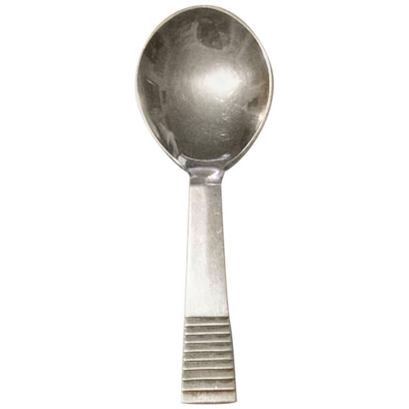 Georg Jensen Parallel Sterling Silver Sugar Spoon #171 For Sale