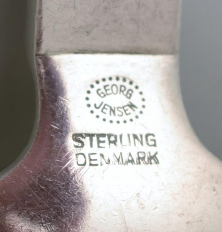 Danish Georg Jensen Parallel. Sugar/Marmelade Spoon in Sterling Silver