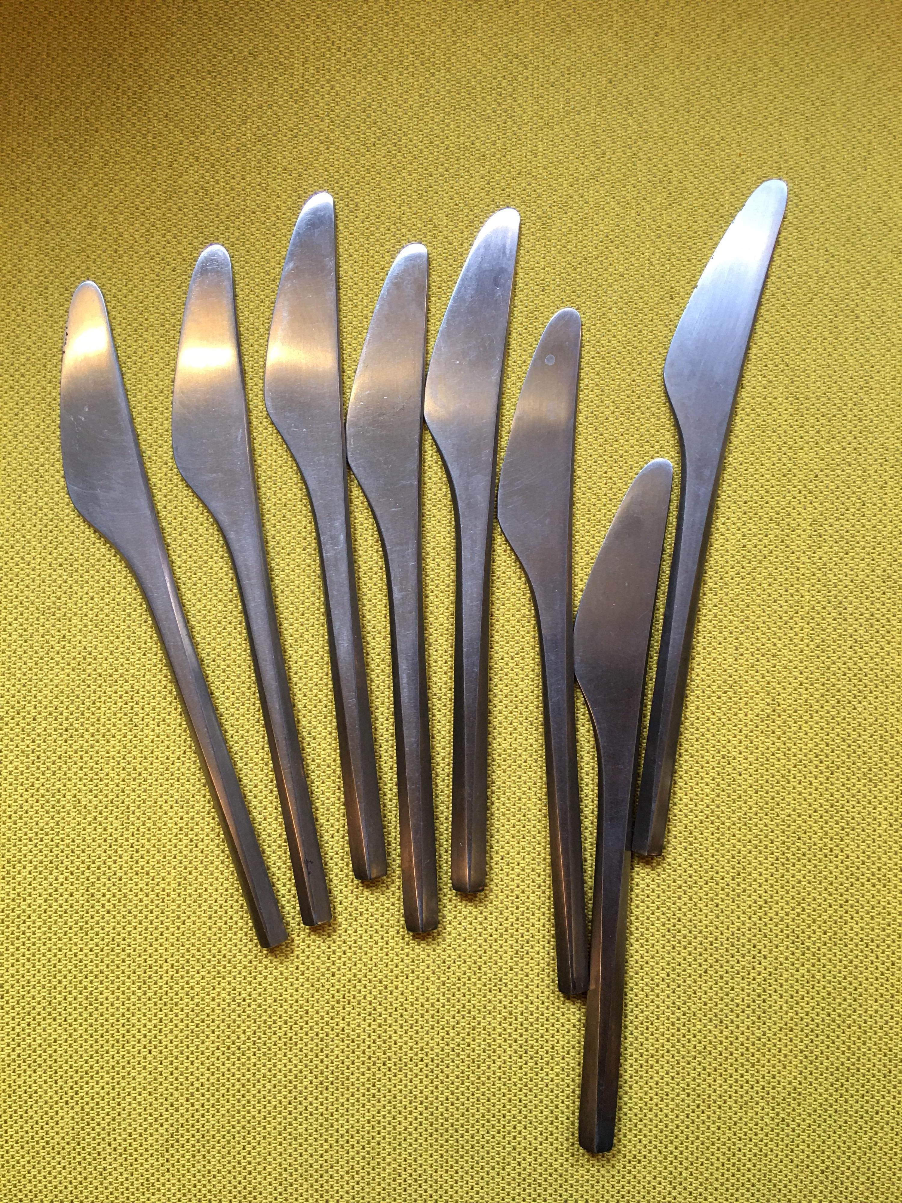 Georg Jensen Prism Stainless Flatware Service for 8 1