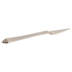 Georg Jensen Pyramid, Art Deco cocktail pick in sterling silver.
