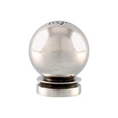 Georg Jensen "Pyramid" Art Deco Salt Shaker in Sterling Silver