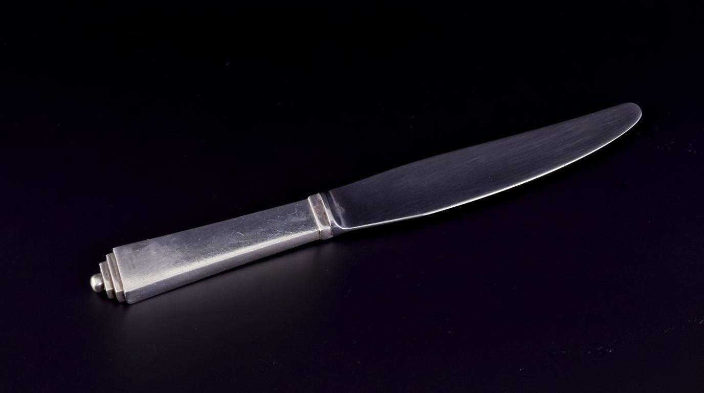 Danese Piramide di Georg Jensen. Servizio di pranzo completo per quattro persone. in vendita