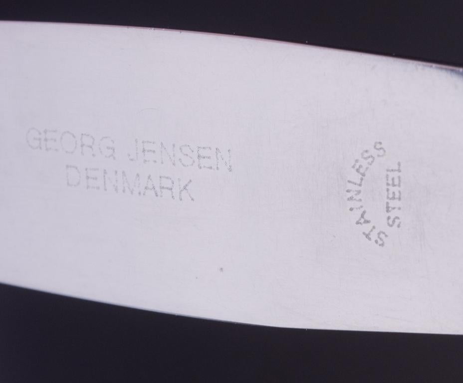 Argento 925 Piramide di Georg Jensen. Servizio completo per sei persone in argento sterling. in vendita