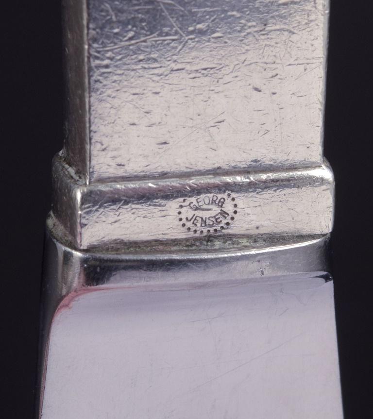 Piramide di Georg Jensen. Servizio completo per sei persone in argento sterling. in vendita 1