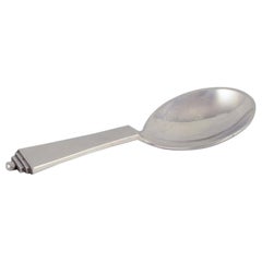 Georg Jensen Pyramide Kompottlöffel in Sterling Silber. 1915-1932 Hallmark.