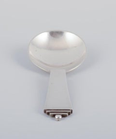 Georg Jensen Pyramid compote spoon in sterling silver.