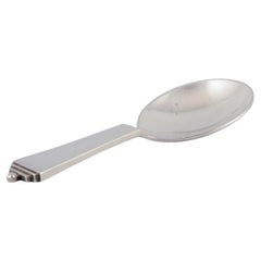 Georg Jensen Pyramid compote spoon in sterling silver.
