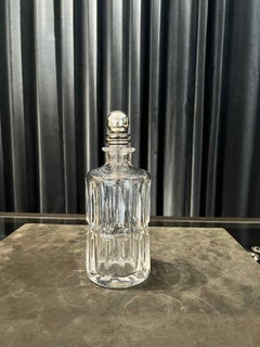 Georg Jensen Pyramid Crystal Decanter with Sterling Silver Stopper