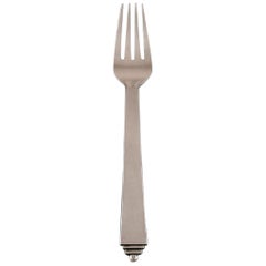 Georg Jensen "Pyramid" Dinner Fork, Four Pieces in Stock