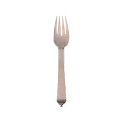 Georg Jensen "Pyramid" Fish Fork, 13 Pieces, Designed by Harald Nielsen