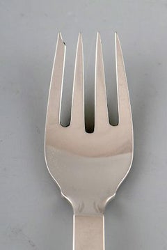 Georg Jensen Pyramid Fish Fork in Sterling Silver, Designed by Harald Nielsen