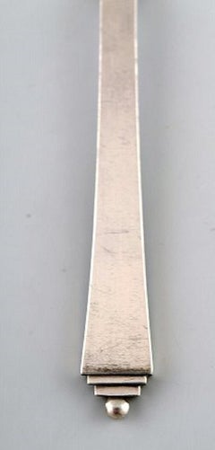 Georg Jensen Pyramid Fish Fork in Sterling Silver, Three Pieces, 1930s
