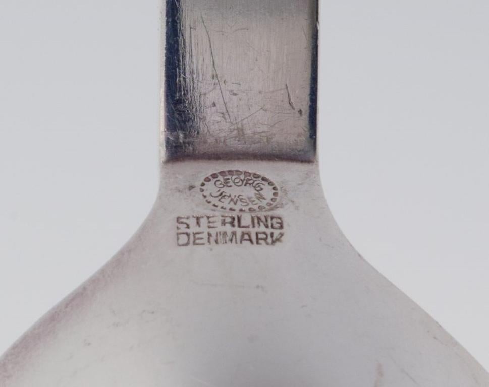 Georg Jensen Pirámide, cuatro cucharas de comedor de plata de ley. en Excelente estado para la venta en Copenhagen, DK