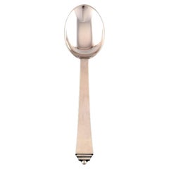 Georg Jensen Pyramid Large Dinner/Soup Spoon, 12 Spoons Available