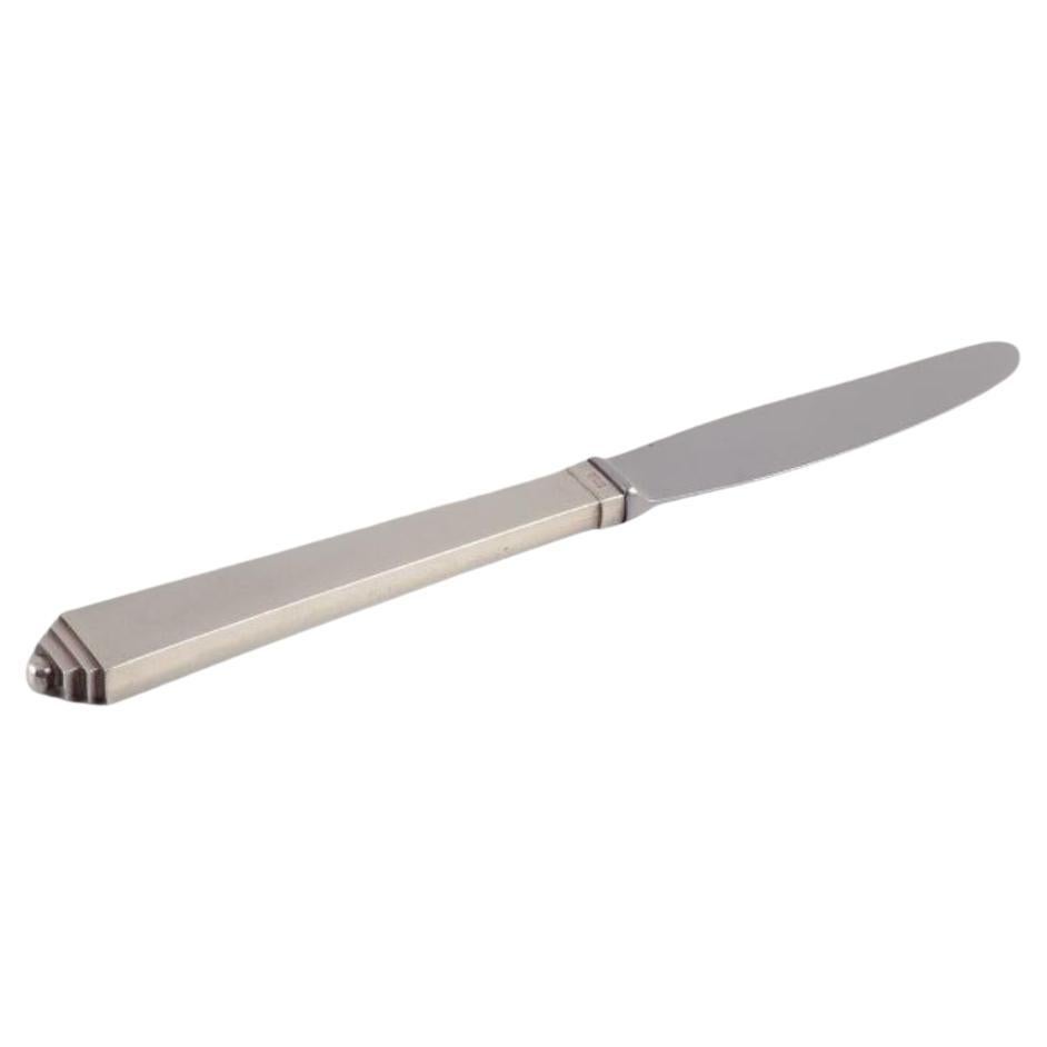 Georg Jensen Pyramid. Long-handled dinner knife.