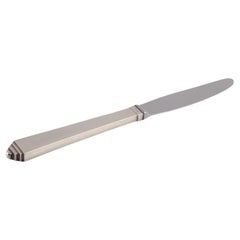 Vintage Georg Jensen Pyramid. Long-handled dinner knife.