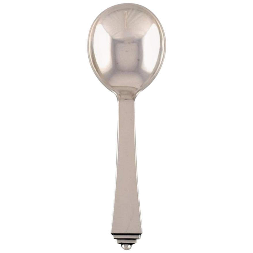 Georg Jensen Pyramid Marmalade Spoon in Sterling Silver, 1930s