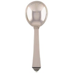 Georg Jensen Pyramid Marmalade Spoon in Sterling Silver, 1930s