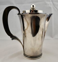 Georg Jensen Pyramid Pattern 3-Piece Coffee Set