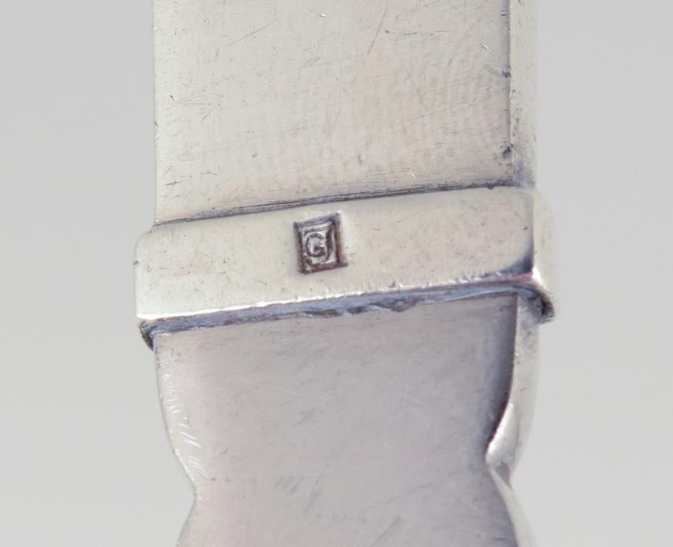 Piramide di Georg Jensen. Set da insalata in argento sterling e acciaio inossidabile. in vendita 2