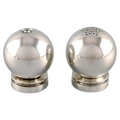 Georg Jensen Pyramid Salt and Pepper Shaker in Sterling Silver