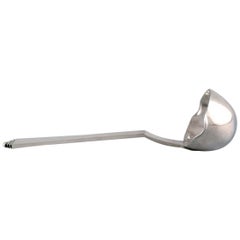 Georg Jensen "Pyramid" Sauce Spoon in All Silver, Designed by Harald Nielsen