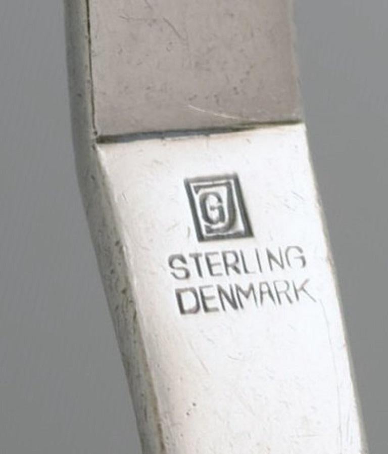 Georg Jensen Pyramid Sauce Spoon in Sterling Silver, Dated 1933-44 In Excellent Condition In Copenhagen, DK