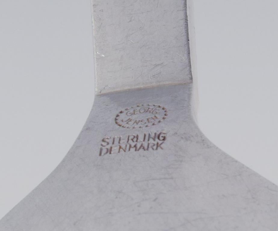 Georg Jensen Pyramide. Servierlöffel aus Sterlingsilber. (Dänisch) im Angebot