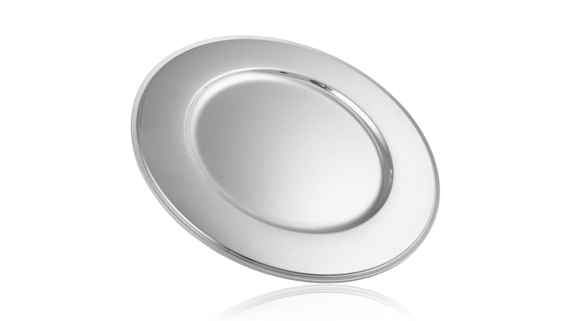 Art Déco Georg Jensen Set di 12 piatti da portata in argento Sterling 600Y in vendita