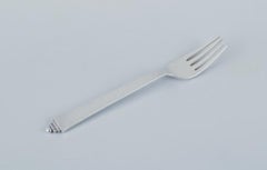 Georg Jensen Pyramid, set of two dinner forks in sterling silver.