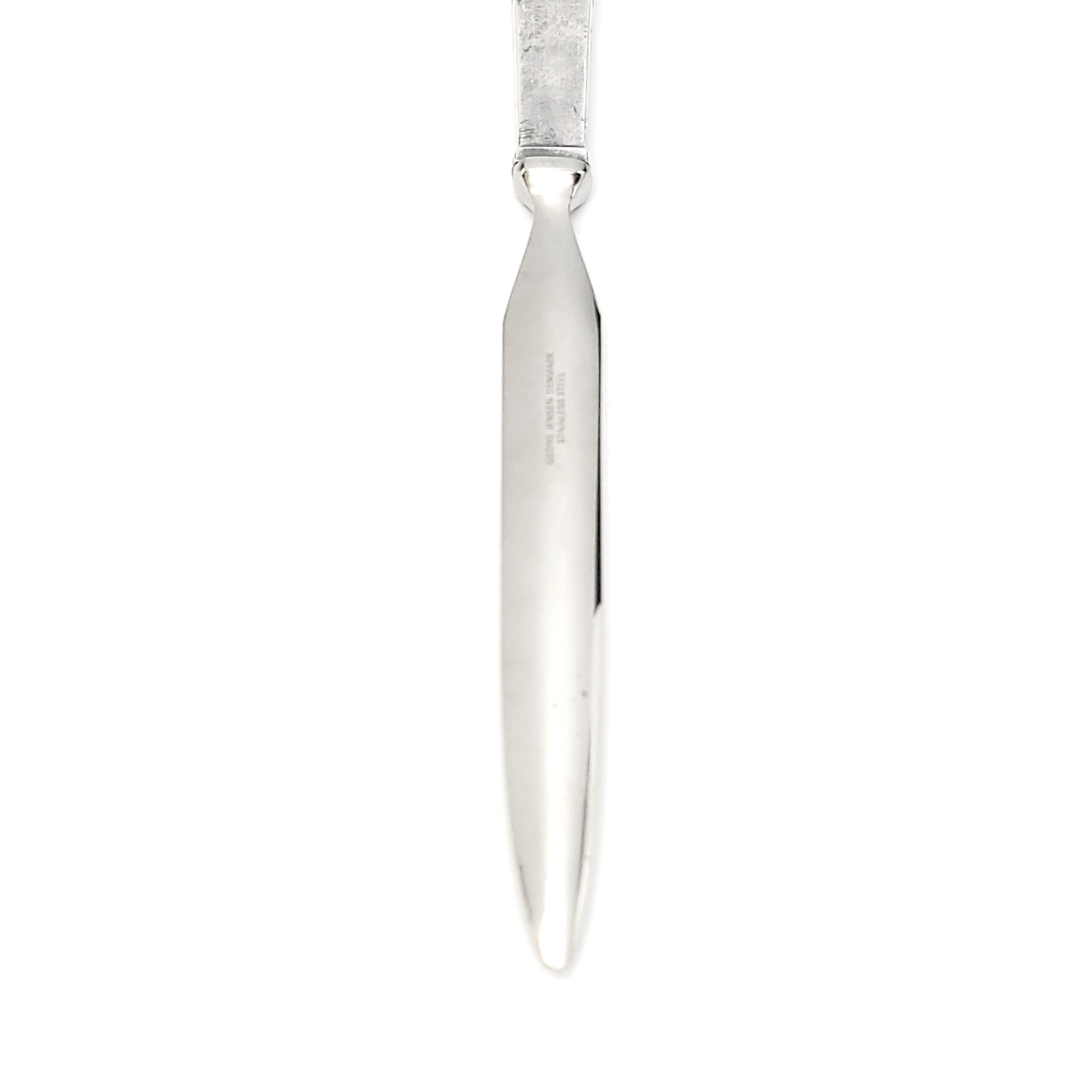 Danish Georg Jensen Pyramid Silver Plated Letter Opener