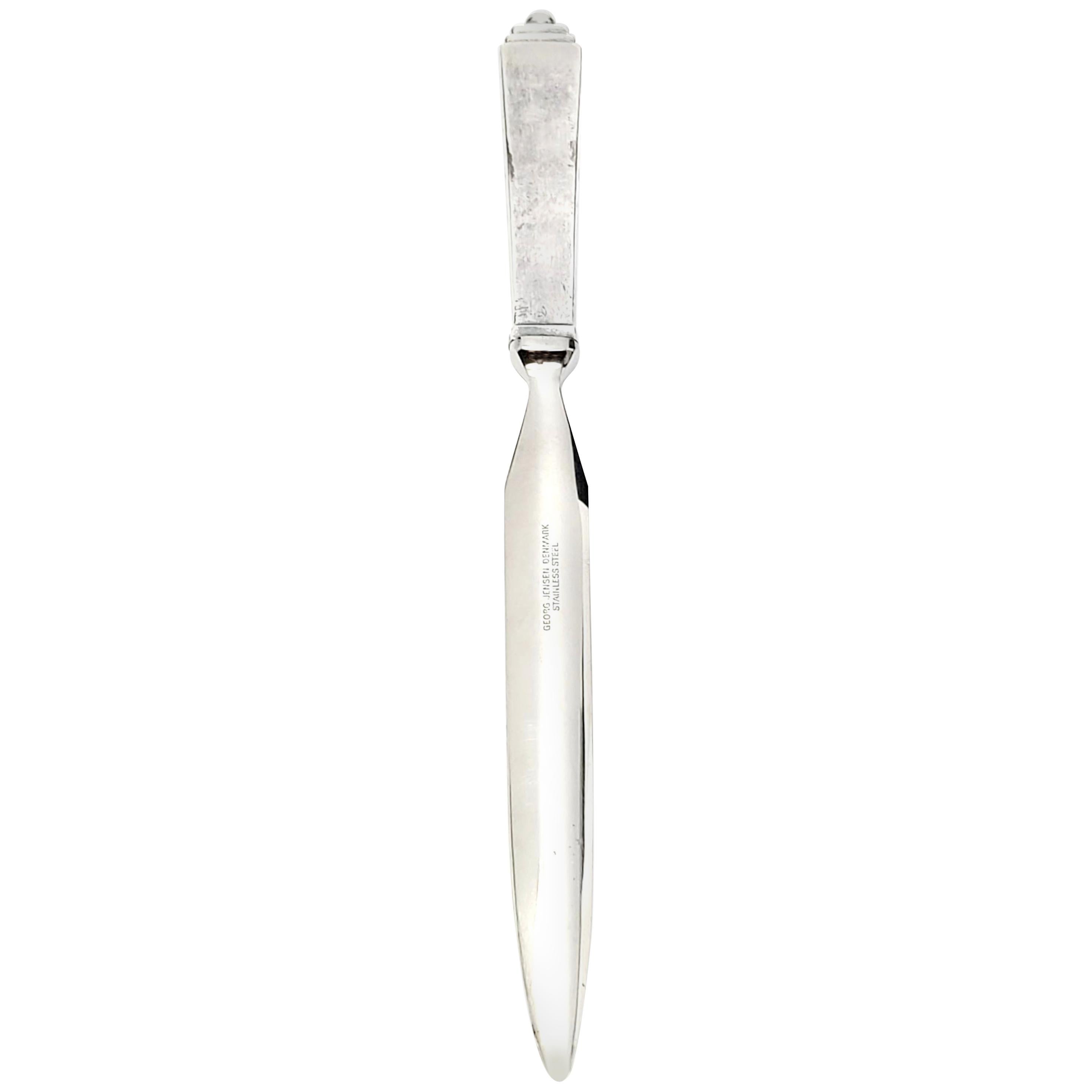 Georg Jensen Pyramid Silver Plated Letter Opener