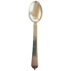 Georg Jensen Pyramid Sterling Silver Coffee Spoon No 034