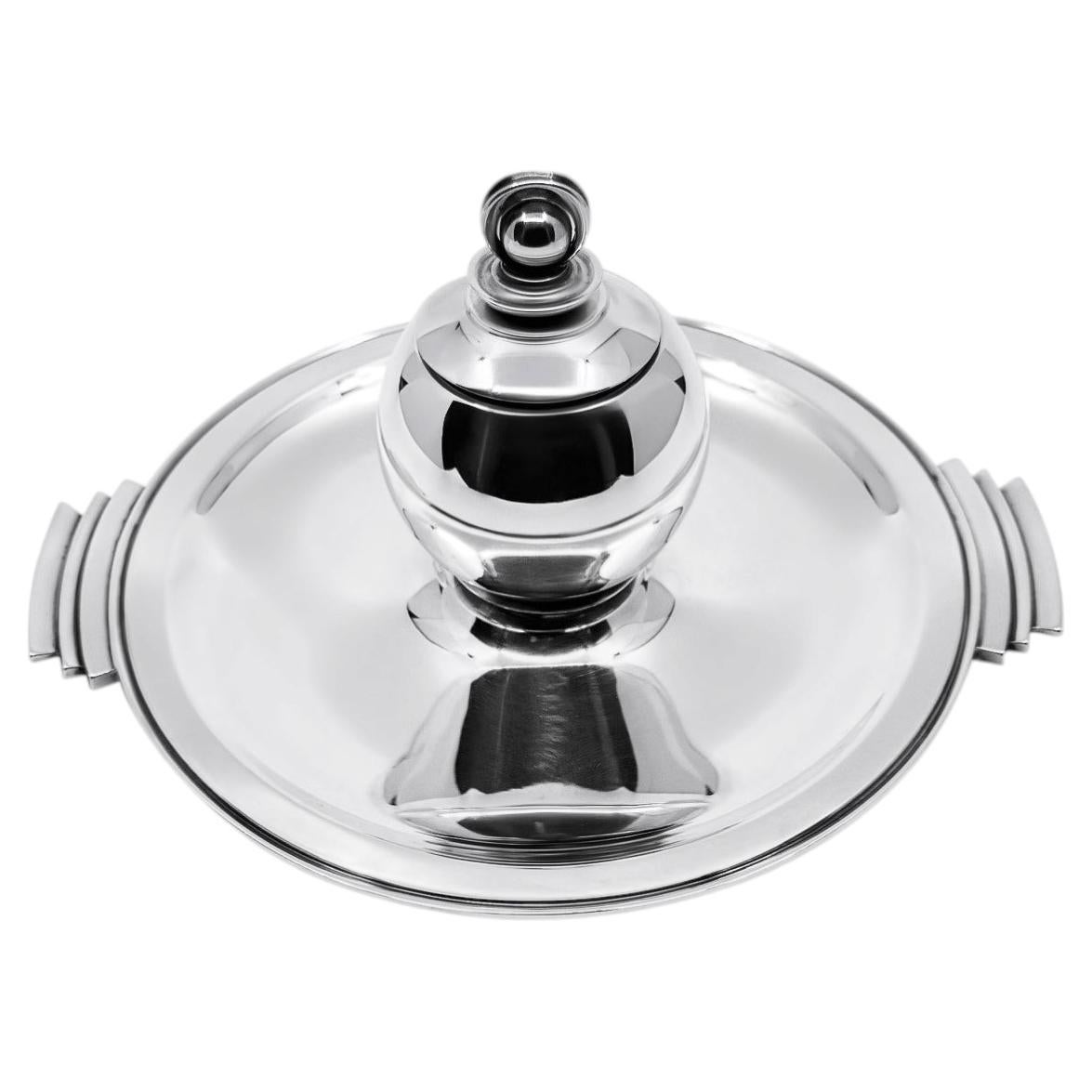 Georg Jensen, calamaio “Pyramid” in argento sterling 600, 1930 in vendita