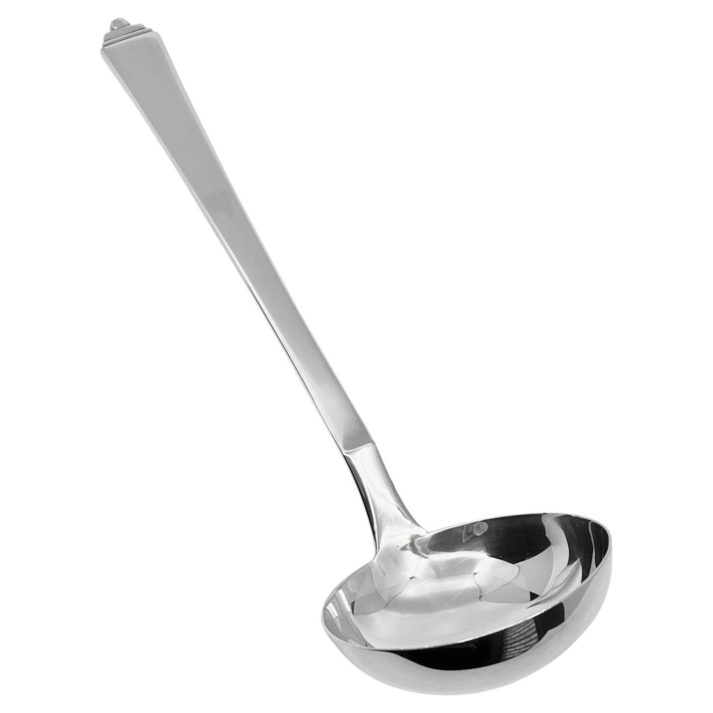 Georg Jensen Pyramide Sterling Silber Punch/Suppenlöffel 151