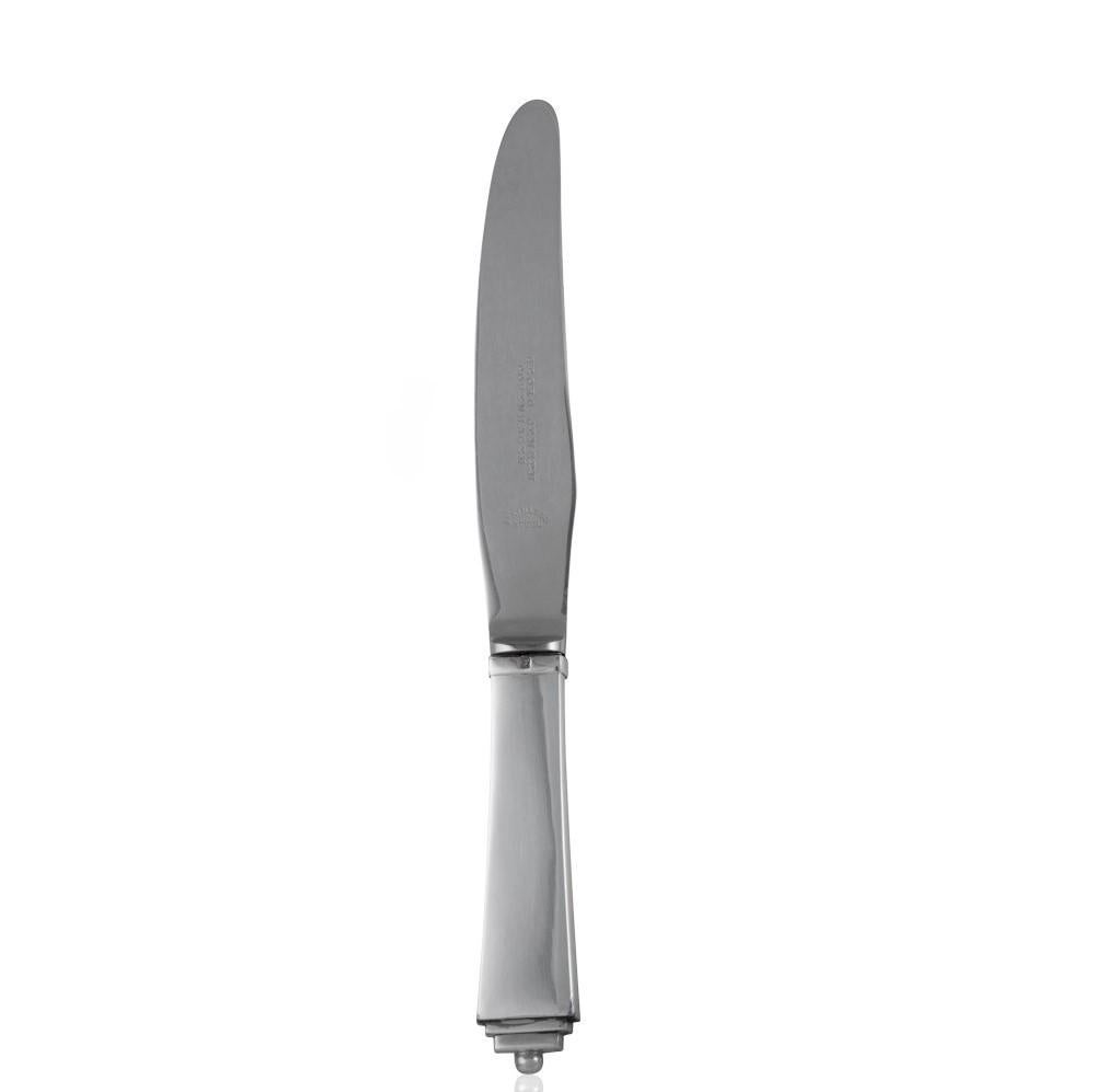 Georg Jensen Pyramiden-Sterlingsilber-Service für zwölf Personen (Art déco) im Angebot