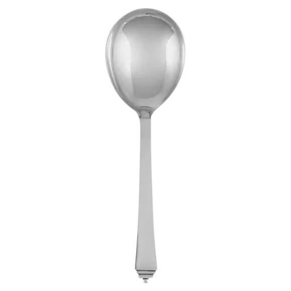 Georg Jensen Pyramid Sterling Silver Serving Spoon 115b