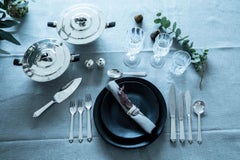 Georg Jensen Pyramide Sterling Silber Set für 12, 1926
