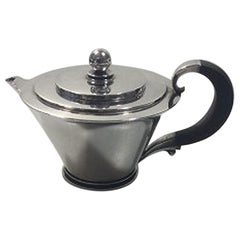 Georg Jensen "Pyramid" Sterling Silver Tea Pot No. 600 A